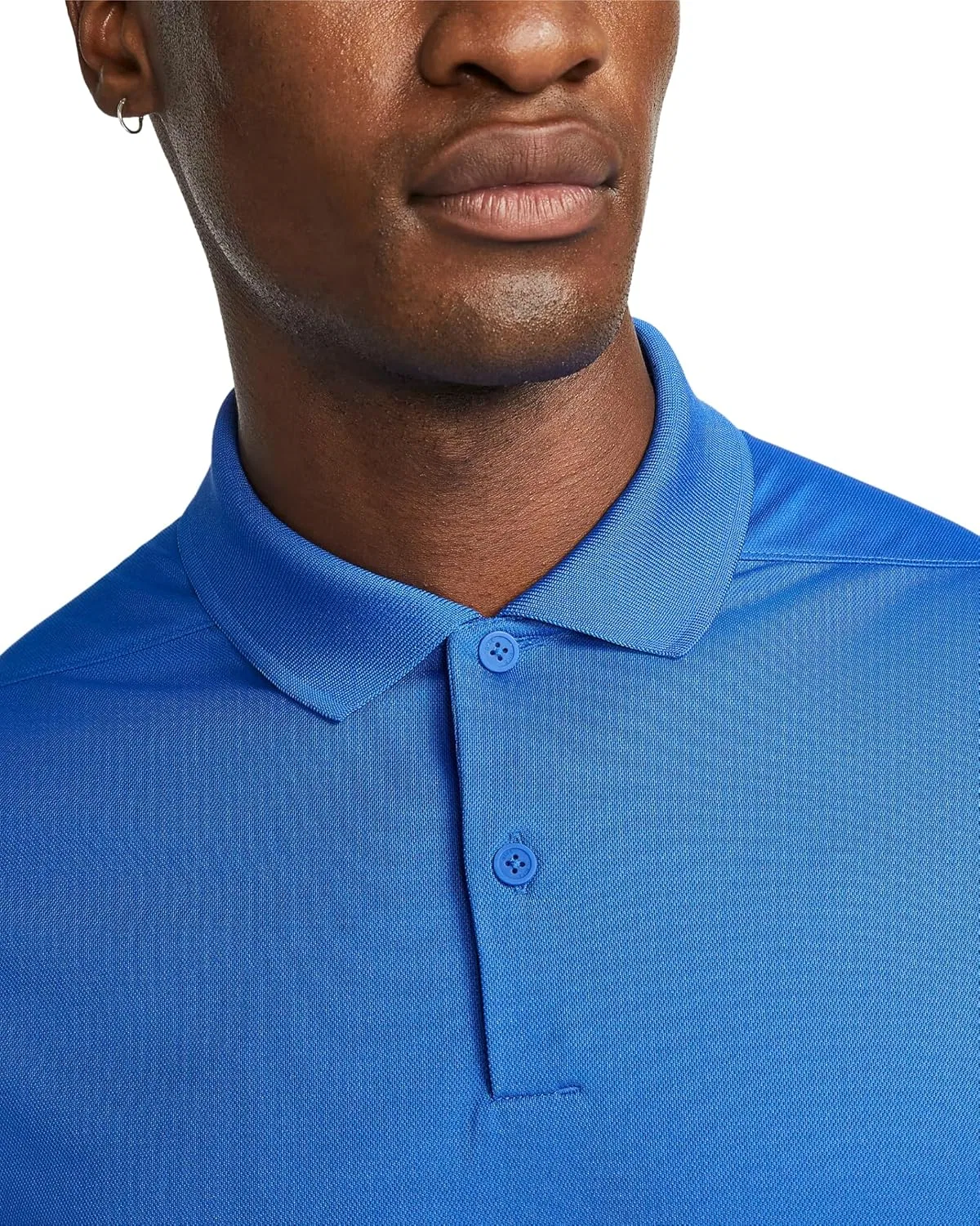 Мужское поло Nike Dri-FIT Victory, цвет Game Royal | White (Sleeve) — фото 4