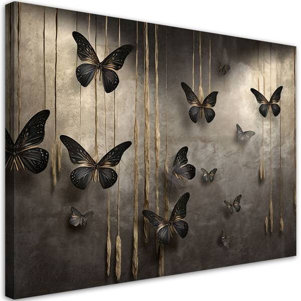 

Картина арт-принт KUNSTLOFT Twilight Flutter 2, золотой