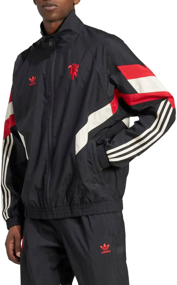 Куртка manchester united originals track jacket asia sizing Adidas, черный — фото 3