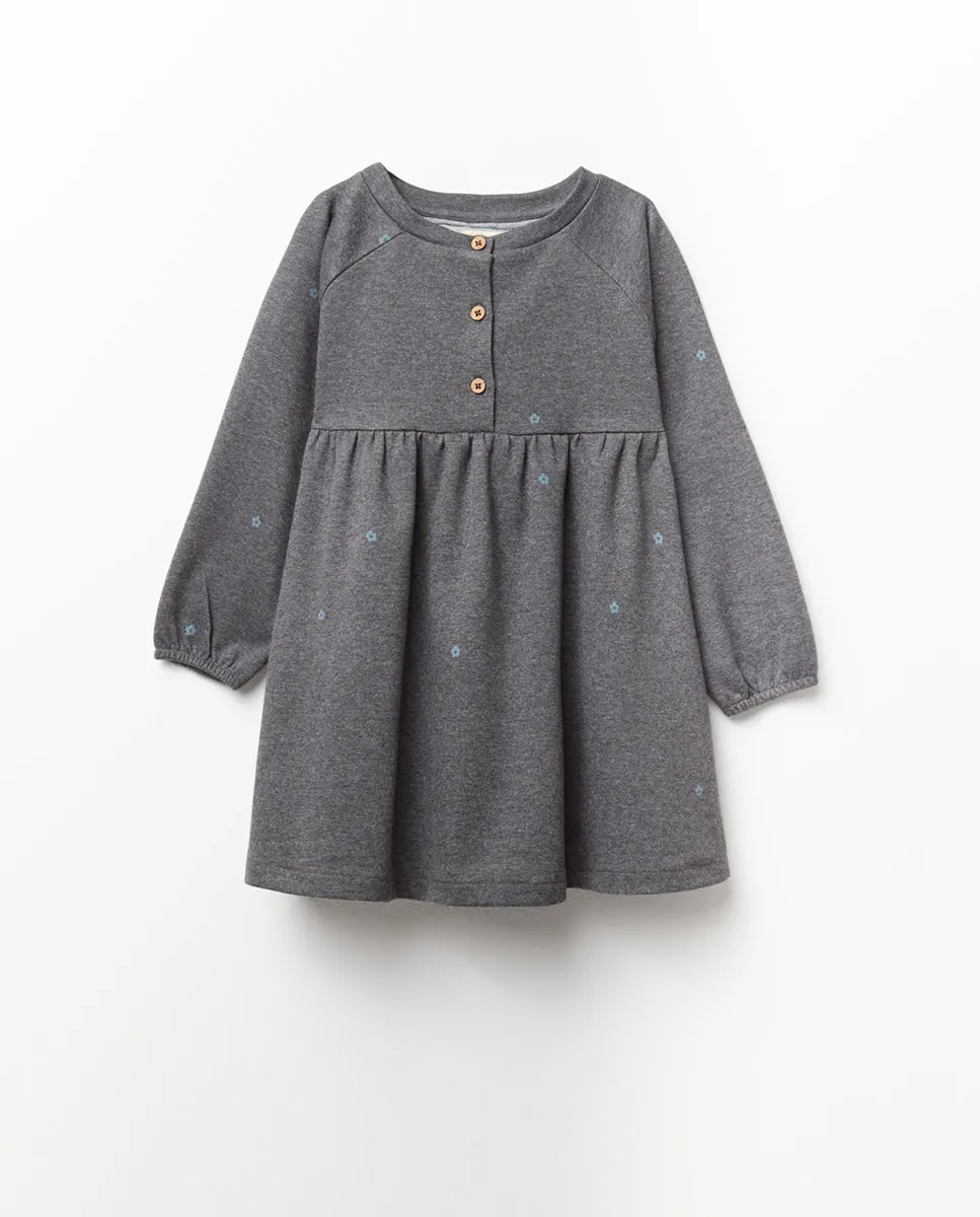 

Платье с узором Sfera, серый