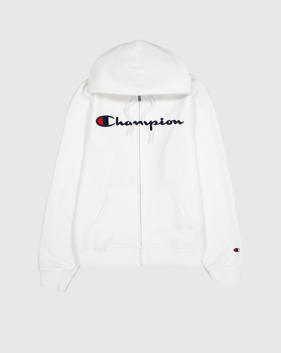

Толстовка с капюшоном на молнии Champion Authentic Athletic Apparel, белый