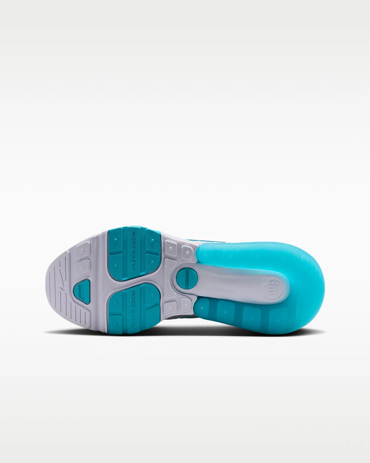 Кроссовки Nike Air Max 270 Premium для детей, White/Copa/Teal Tint/Chlorine Blue — фото 2