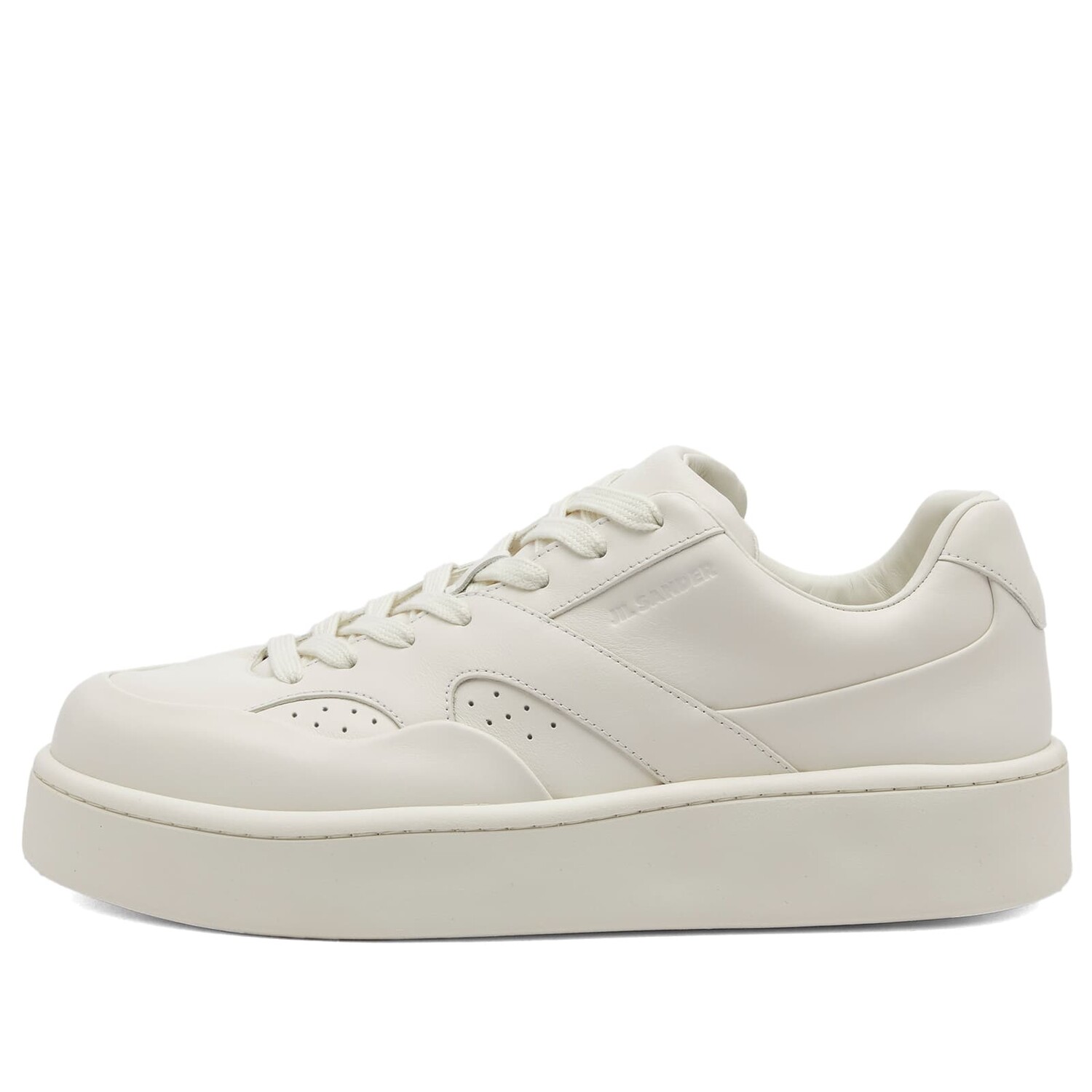 

Кроссовки Jil Sander Leather Sports Sneaker, цвет Porcelain