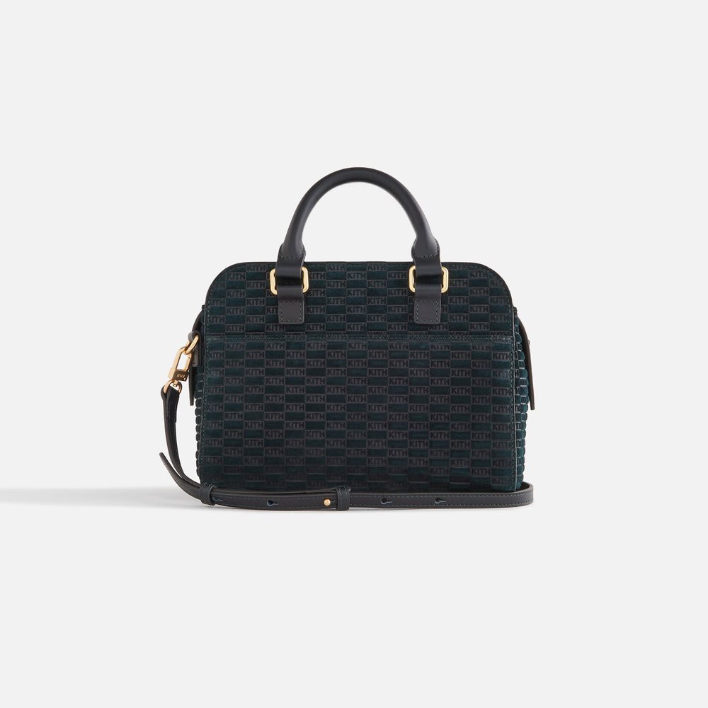 

Сумка Kith Women Monogram Suede Mini Document Bag, цвет Stadium