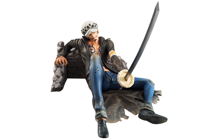 

Megahouse Фигурка Трафальгара Д Уотер Лоу из лимитированной серии One Piece, фигурка из Grand Theft Auto One Piece в масштабе 21 см