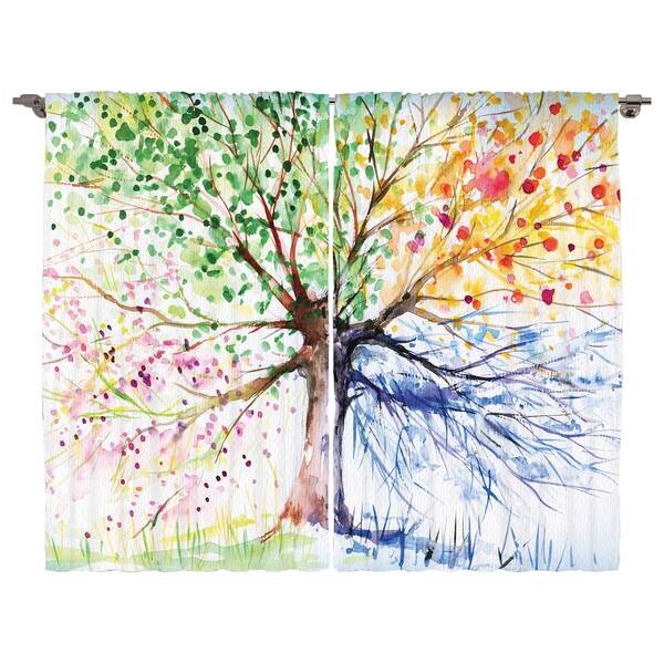 

Штора twentyfour Aquarell (2 шт), 175 см, разноцветный