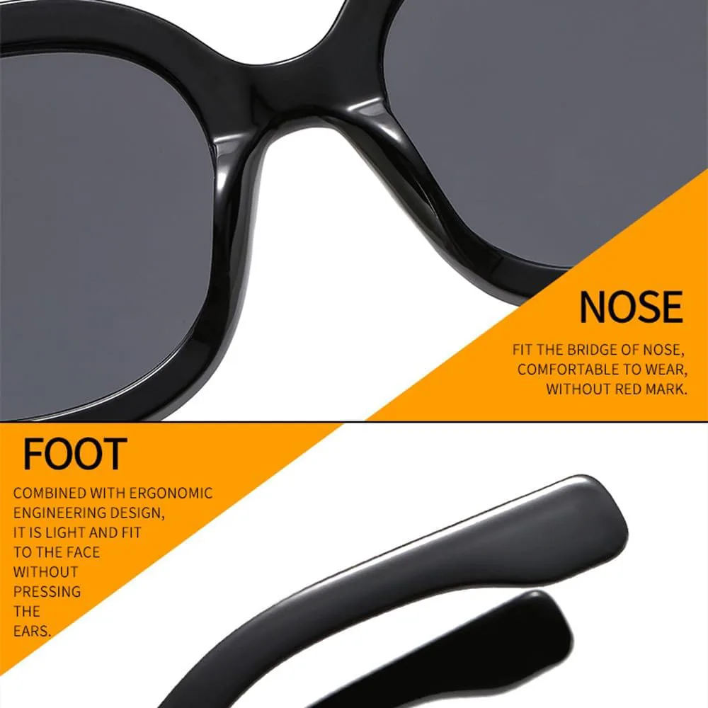 

Женские солнцезащитные очки в винтажном стиле, зеленые, роскошные, с защитой от УФ-излучения UV400, белые с серым оттенком, один размер TYUVIVO, White Gray