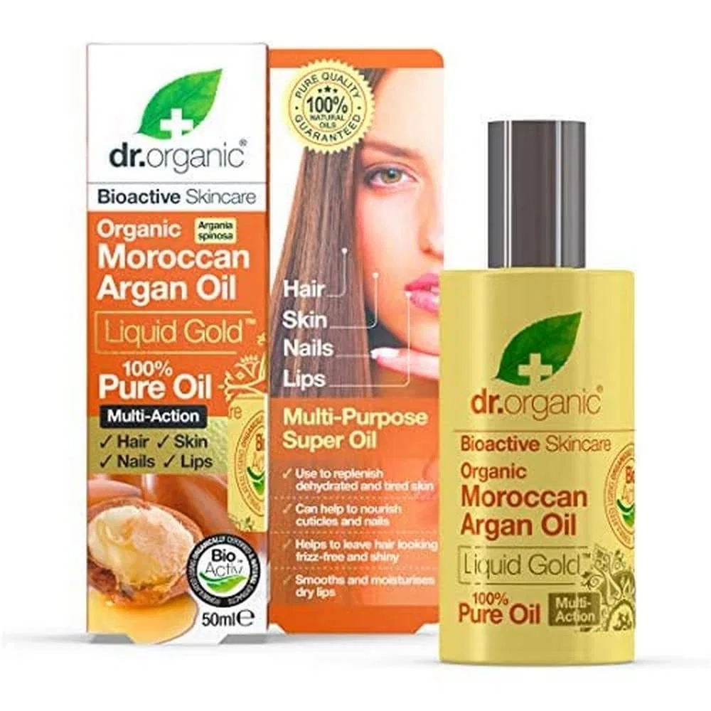 100% чистое органическое марокканское аргановое масло Dr. Organic, 50 мл Dr. Organic