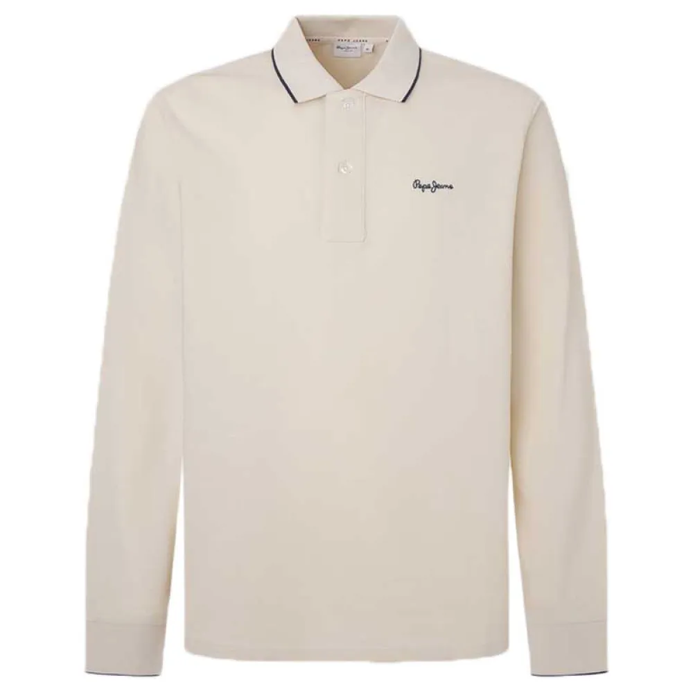 

Поло Pepe Jeans Hans, бежевый
