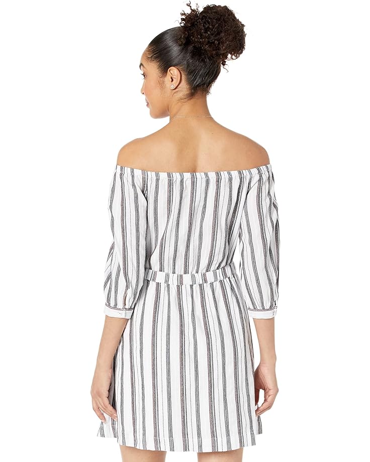 

Платье Wrangler Retro Off Shoulder Dress, черный/белый