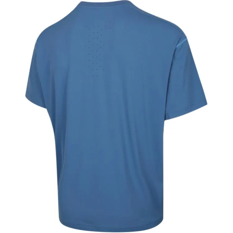 Футболка мужская темно-синяя crew neck moderate Adidas, Dark Blue — фото 3