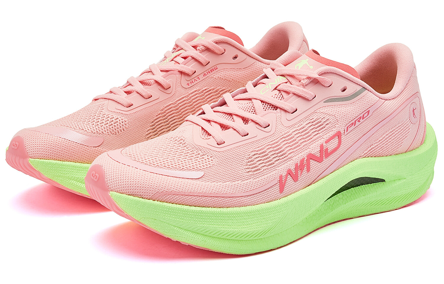 Кроссовки мужские Strong Winds 2.0 PRO с низким верхом Nectar Pink Gull Cyan Qiaodan — фото 3