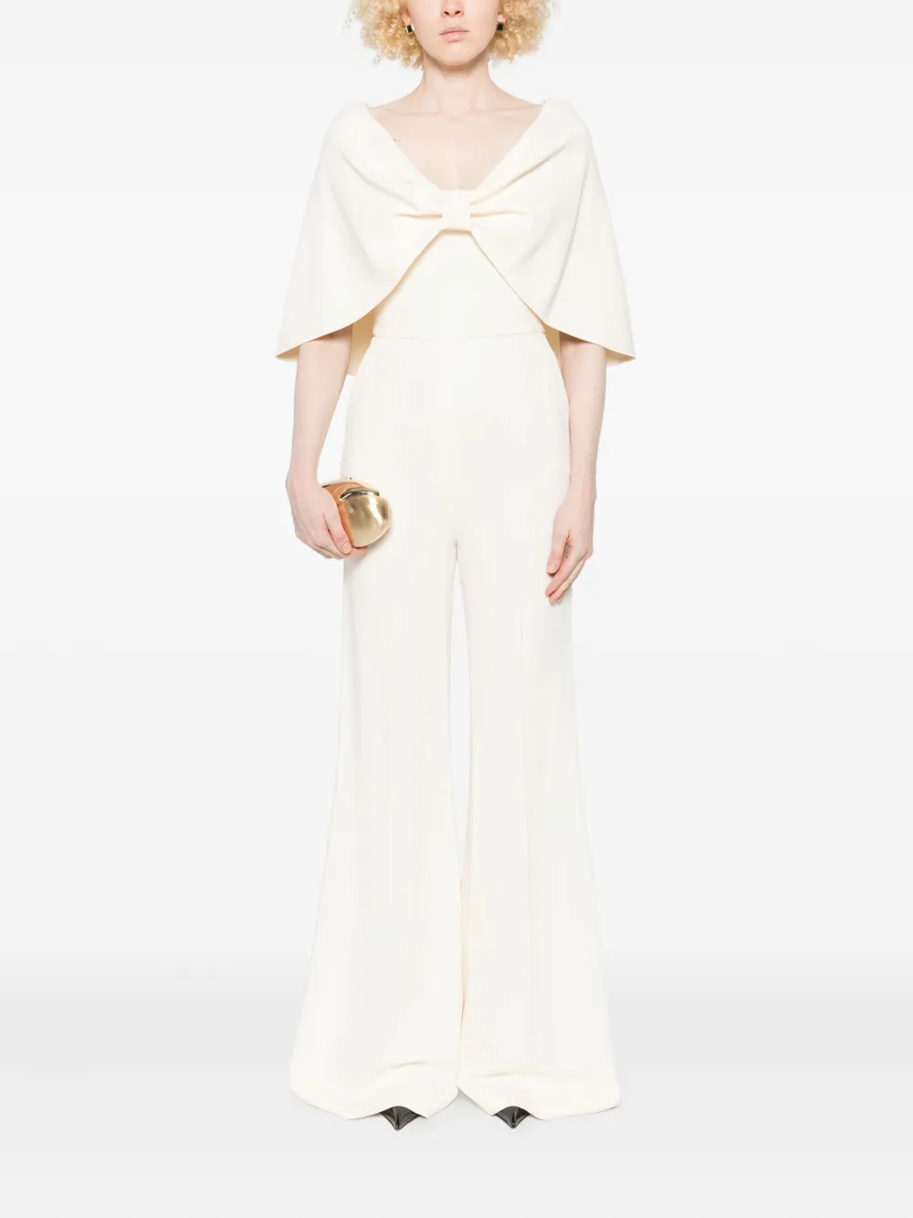 

Комбинезон из кадди Elie Saab, белый