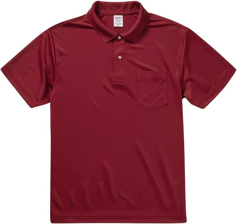 

Мужская поло-рубашка United Athletic 591201 из ткани Dry плотностью 4,1 унции с карманами, бордовый