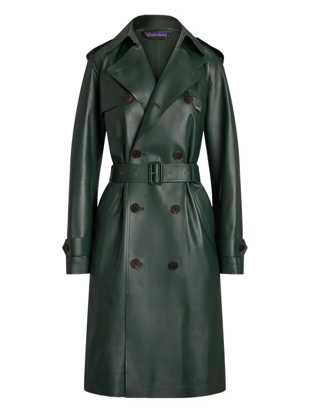 

Двубортное пальто Ralph Lauren Collection, зеленый