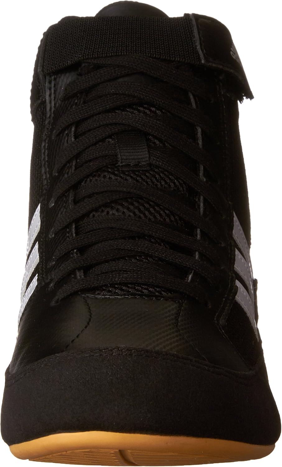 Мужские борцовские кроссовки Adidas HVC 2 для подростков, белый/черный — фото 2