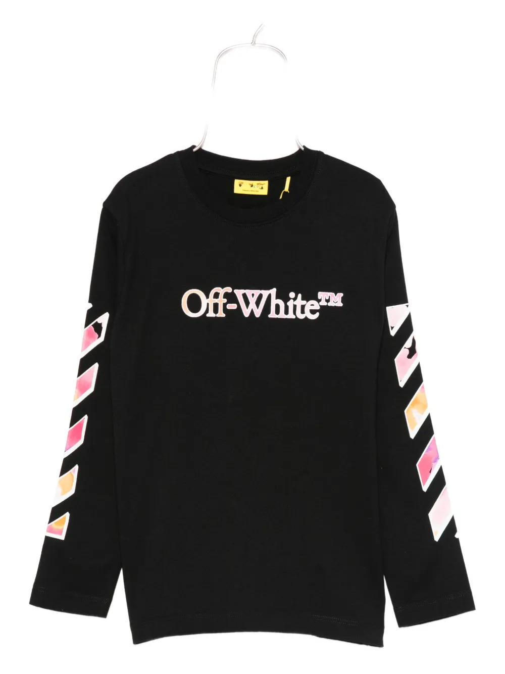 

Лонгслив с логотипом OFF-WHITE KIDS, черный