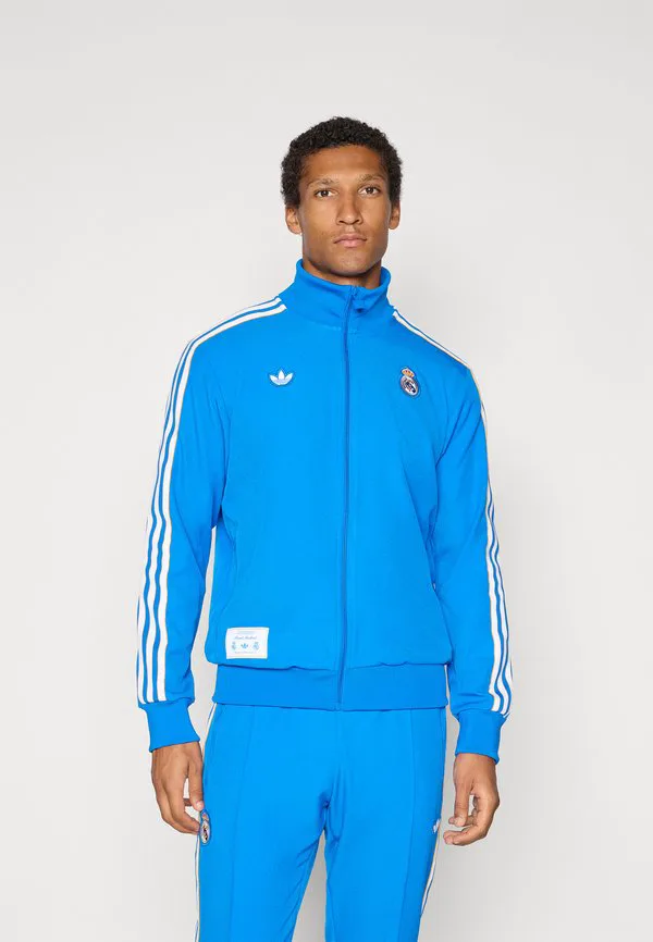 Спортивная куртка real madrid icon club wear Adidas Originals, Bluebird/White