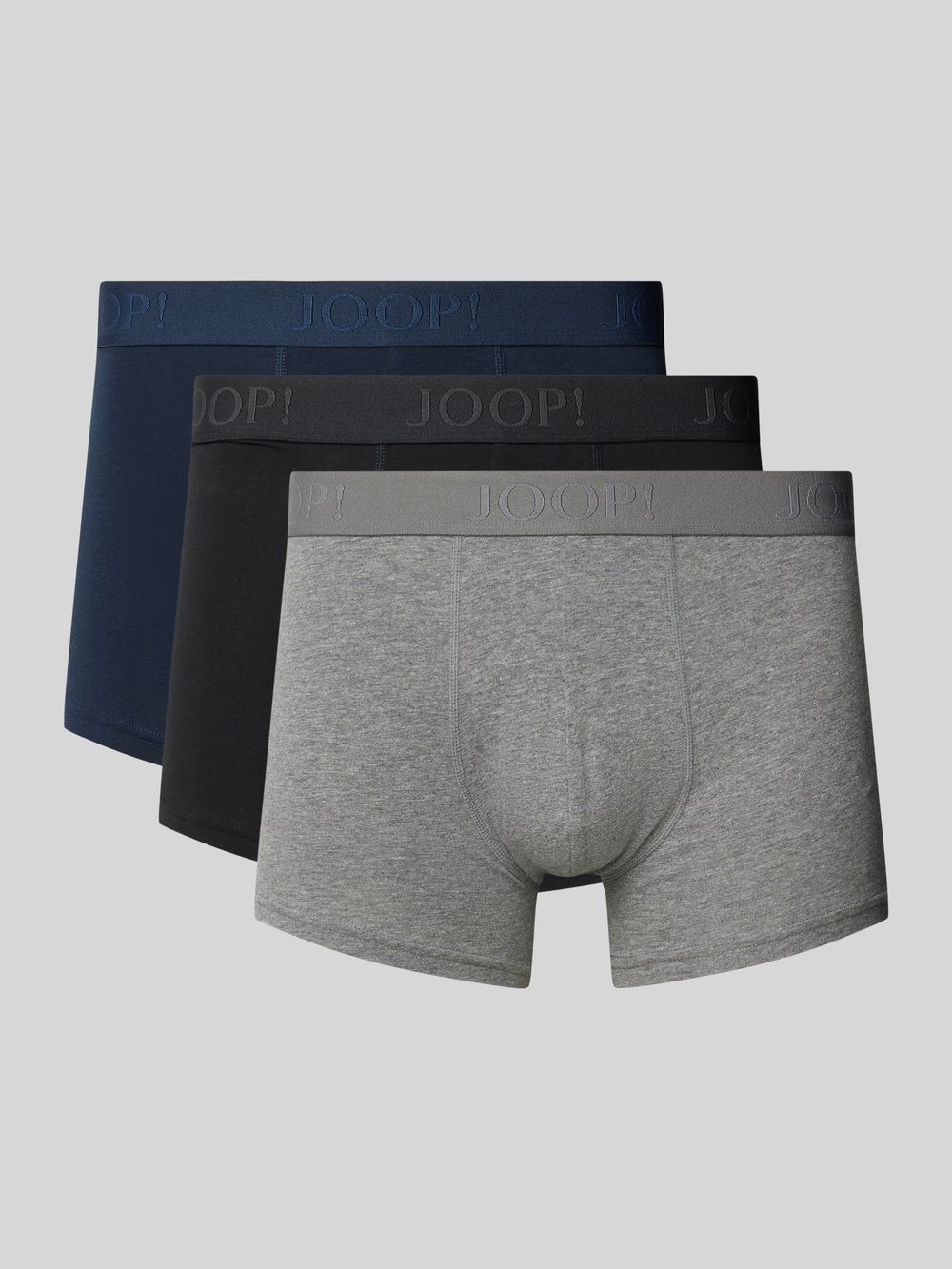 

Боксеры с эластичным поясом и этикеткой в ​​упаковке 3 шт JOOP! Collection, светло-серый