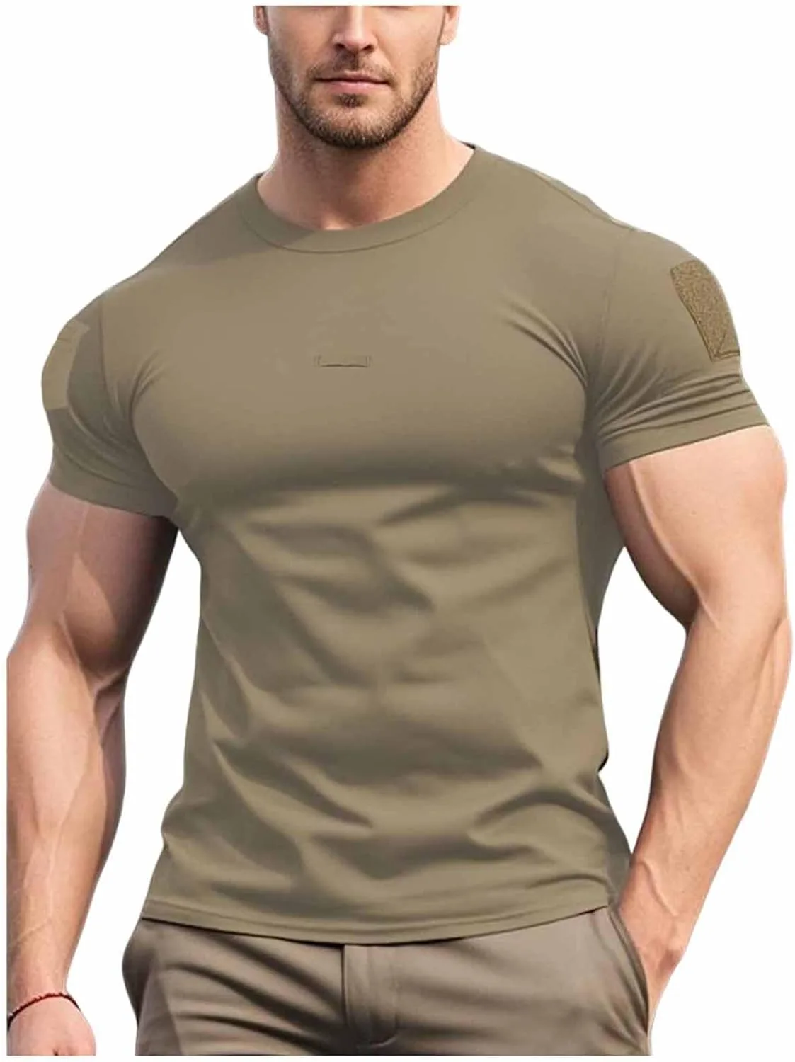 

Мужская футболка с коротким рукавом Slim Fitted для лета и тренировок