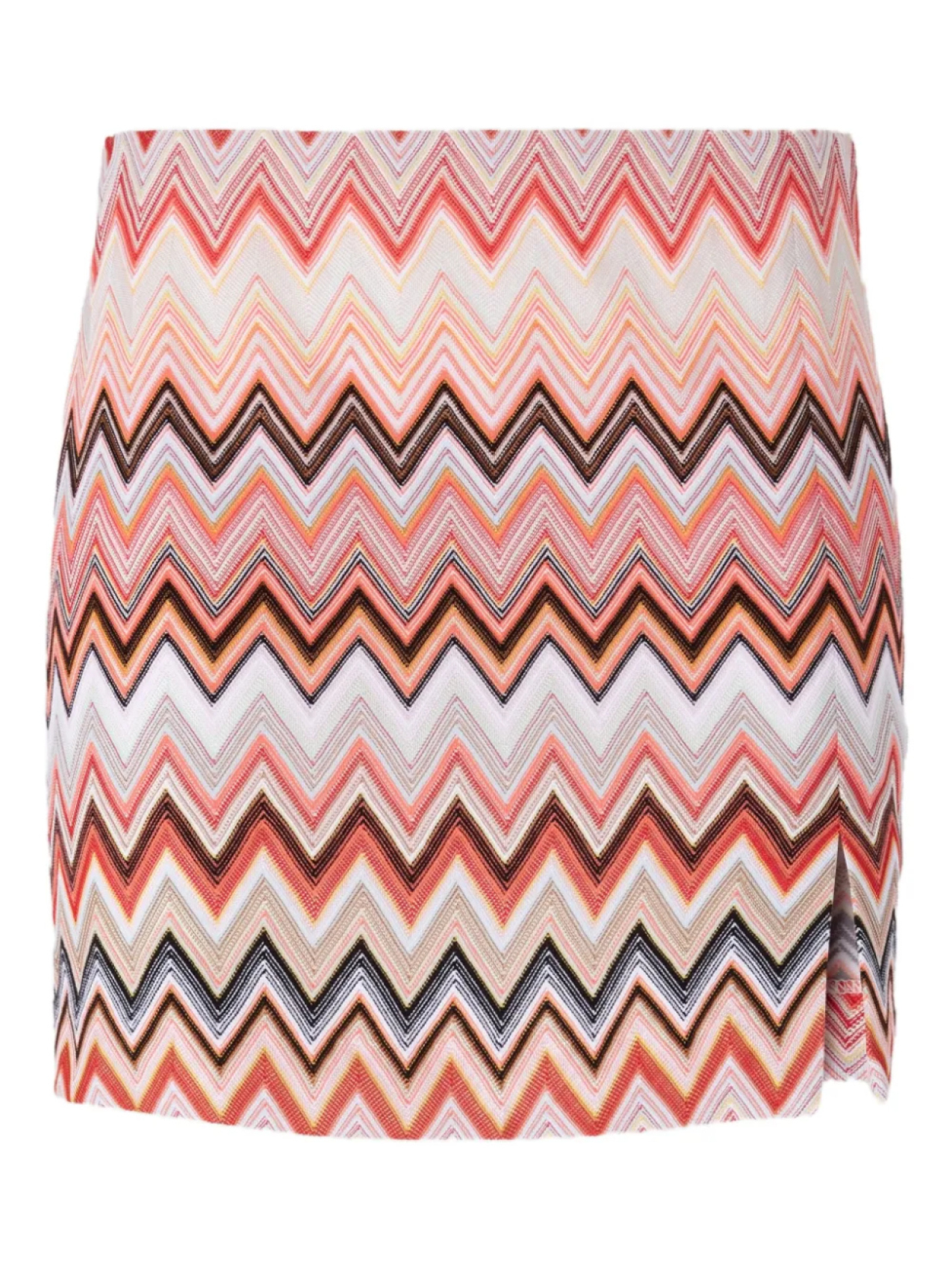 

Мини-юбка с зигзагообразным узором Missoni, розовый