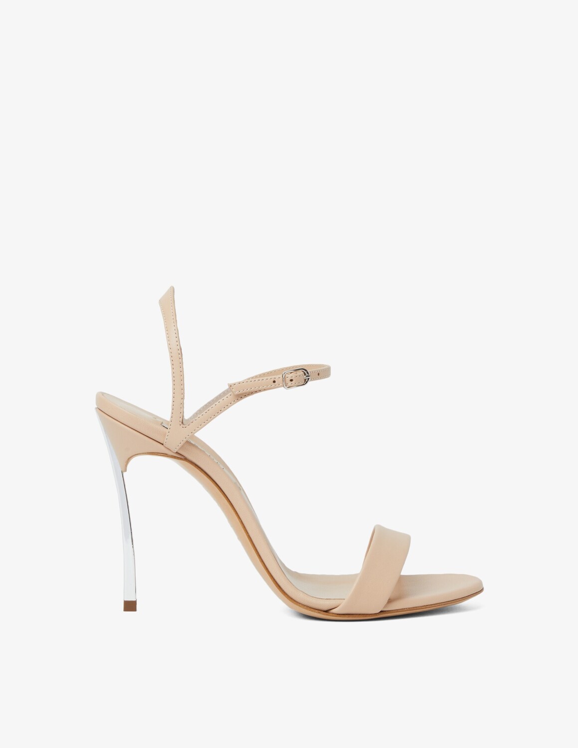 

Кожаные сандалии V Celebrity Casadei, цвет Cipria