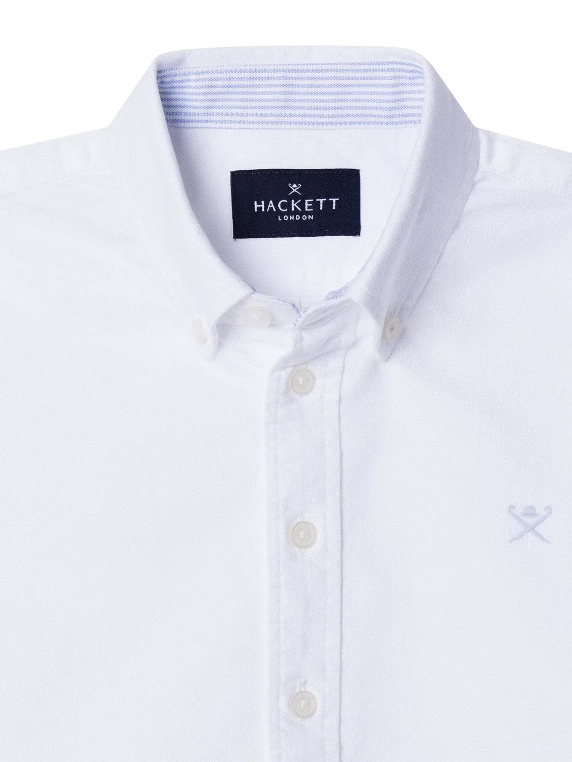 Рубашка на пуговицах прямого кроя, цвет 'Эсс' Hackett London, White — фото 3
