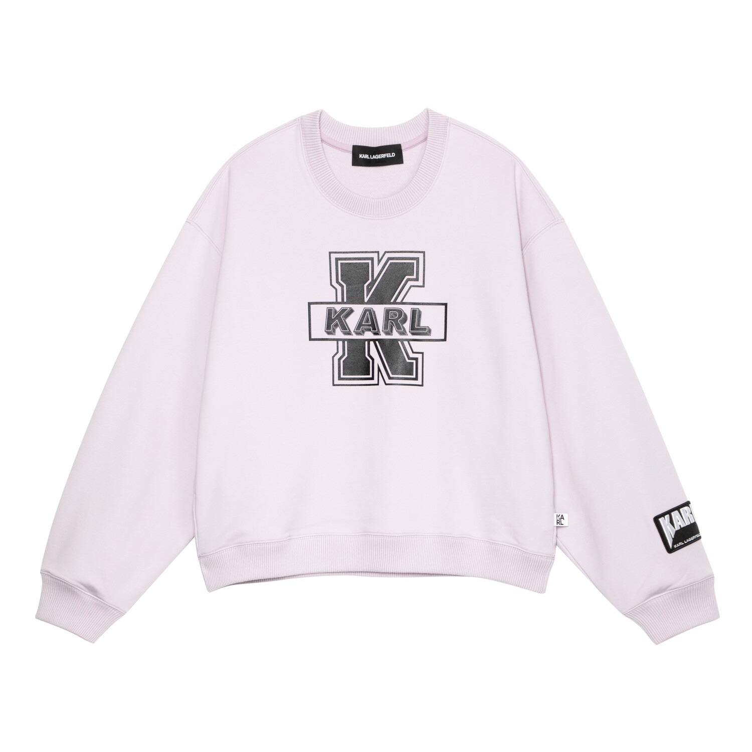 

Karl Lagerfeld / Karl Lagerfeld Jeans Толстовка KARL LAGERFELD унисекс, фиолетовая