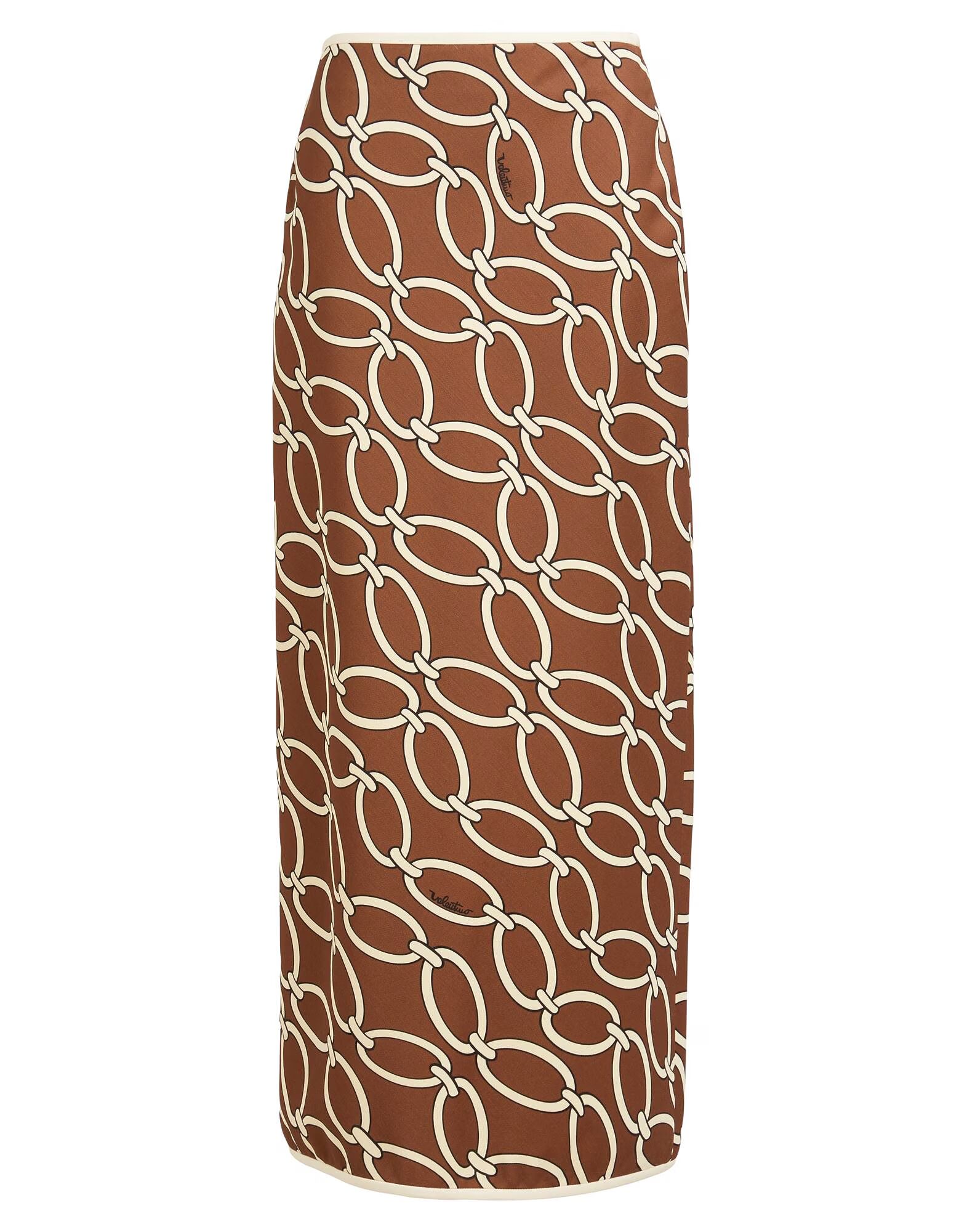 

Юбка макси Valentino Garavani, коричневый