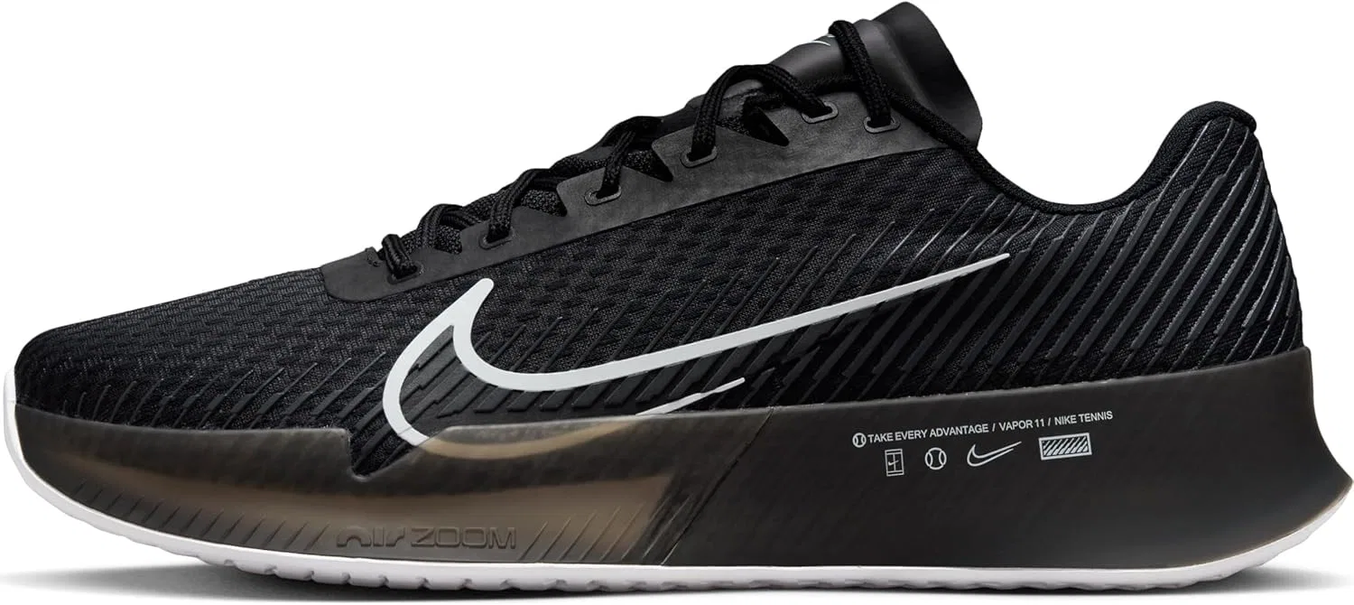 Кроссовки для тенниса Nike Zoovapor 11, Black/White/Anthracite