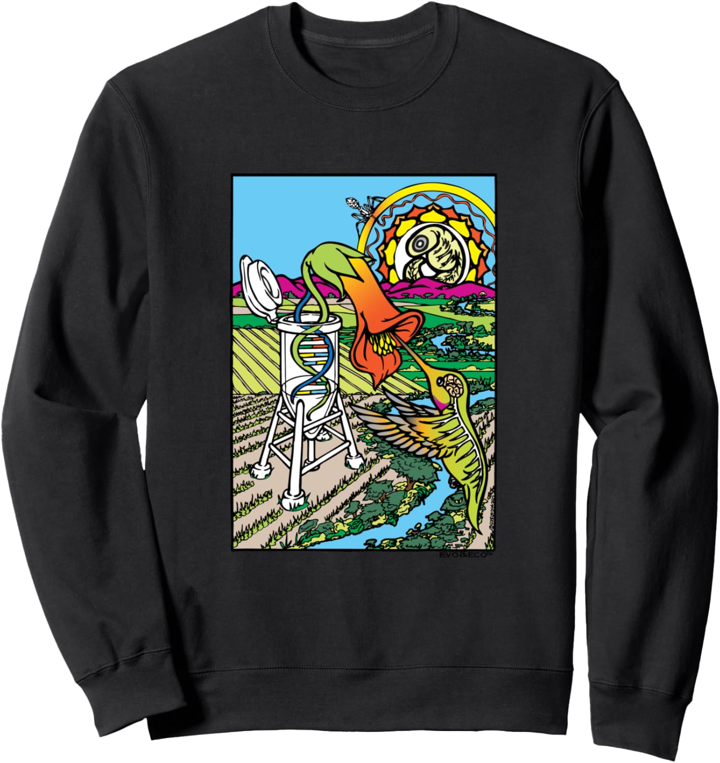 

Биологическая толстовка, черная Evo & Eco