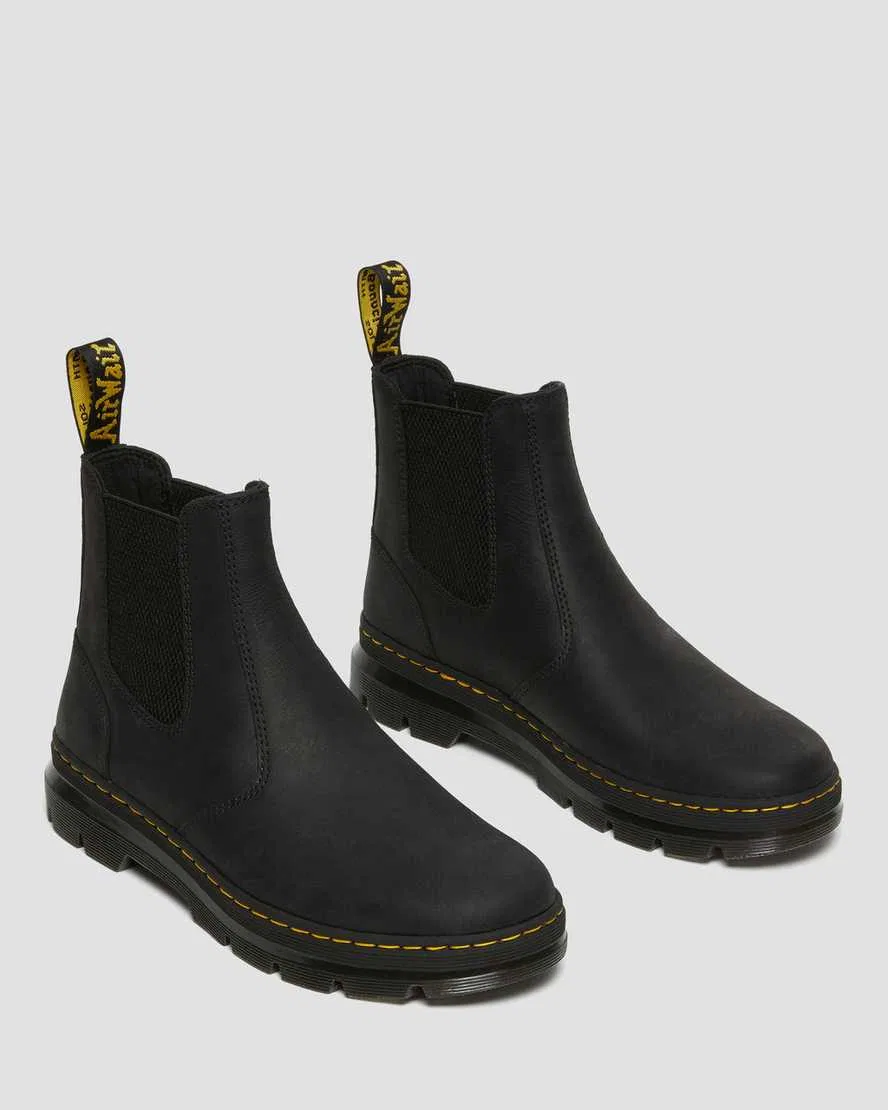 Повседневные кожаные ботинки челси Embury Dr Martens, черный — фото 4