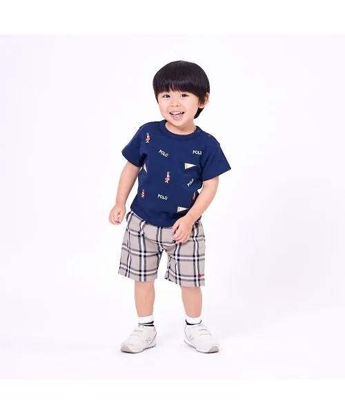 Детские шорты POLO BCS в клетку — фото 4