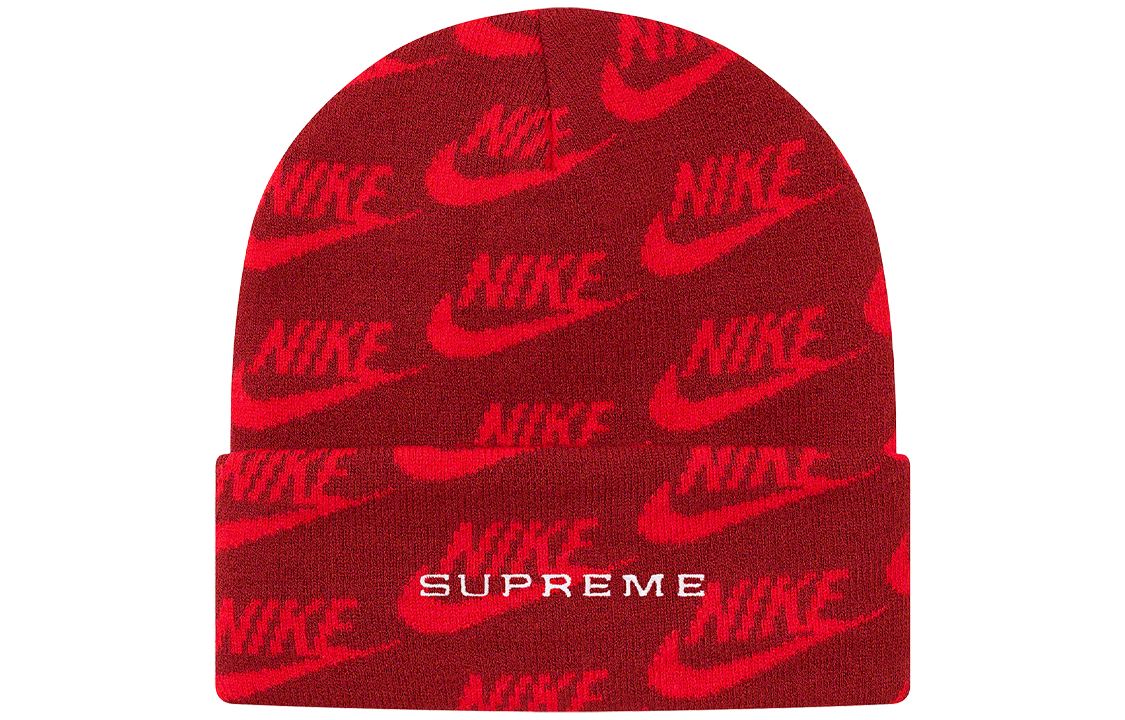 

Supreme Вязаная шапка Nike Jacquard, Red
