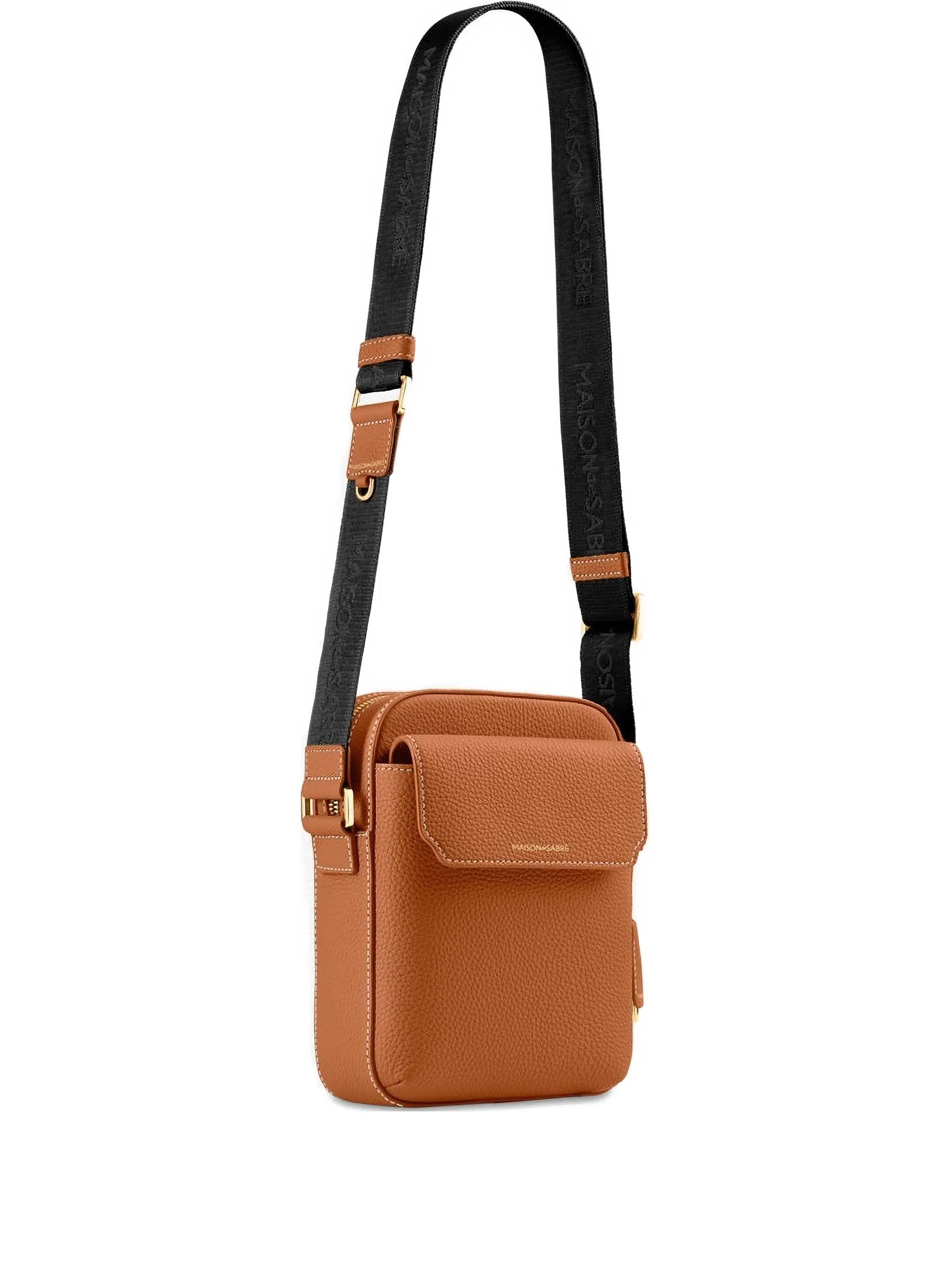 

Сумка-мессенджер с клапаном Maison De Sabré, коричневый