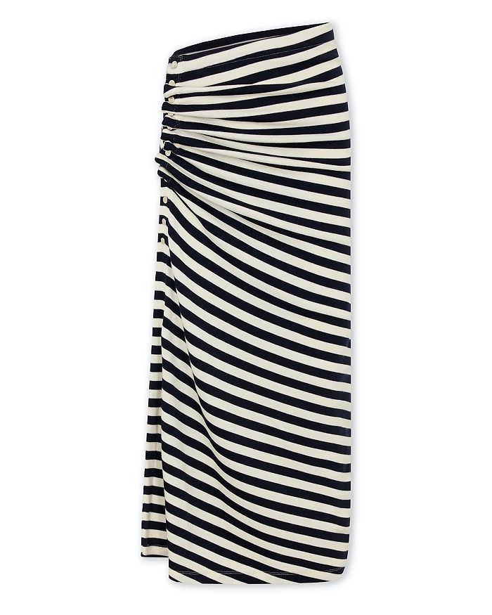 

Юбка длинная шерстяная Wool Long Skirt Rabanne, синий
