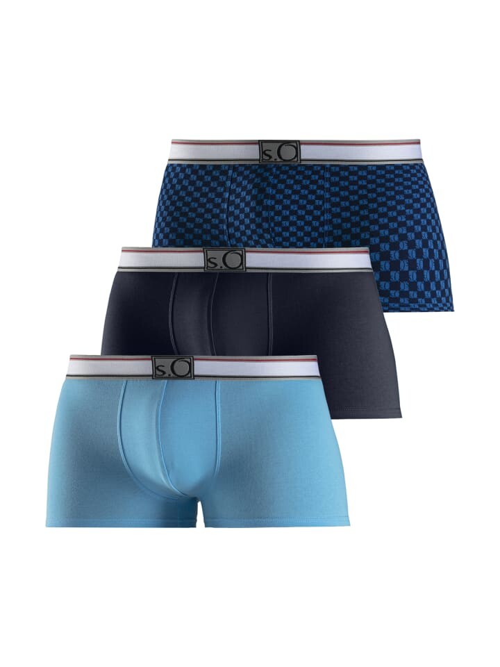 

Боксеры sOliver, цвет blue, navy, bedruckt