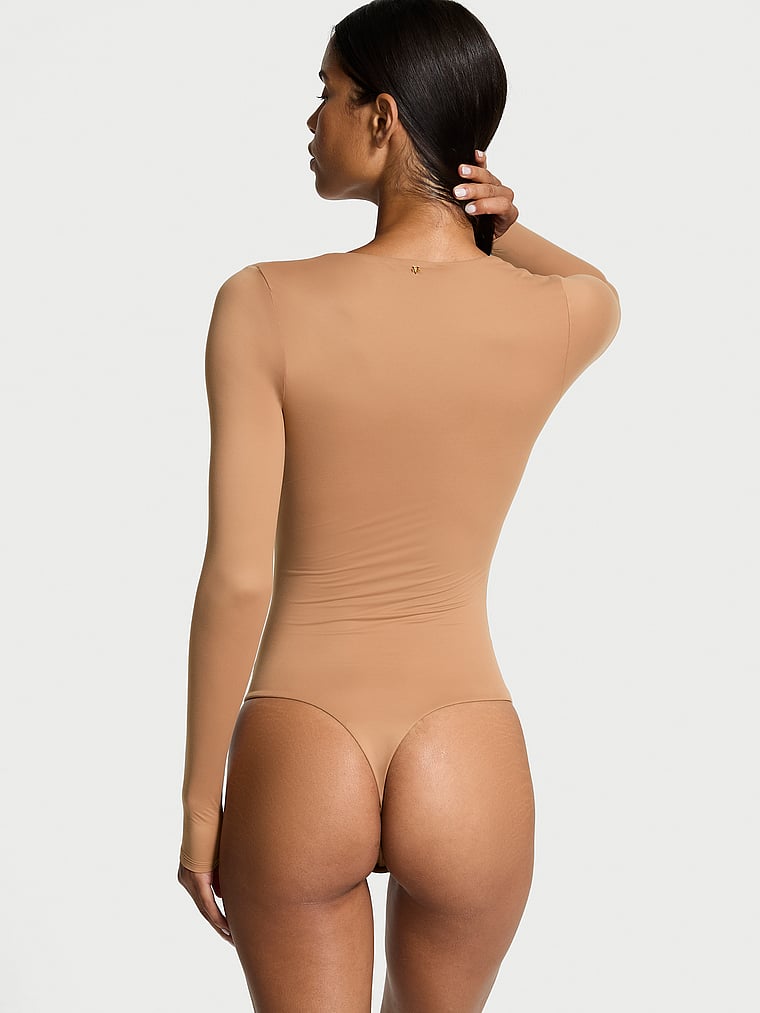 Боди от victoria с инновационным боди feathersoft с v-образным вырезом Victoria'S Secret, мультиколор — фото 2