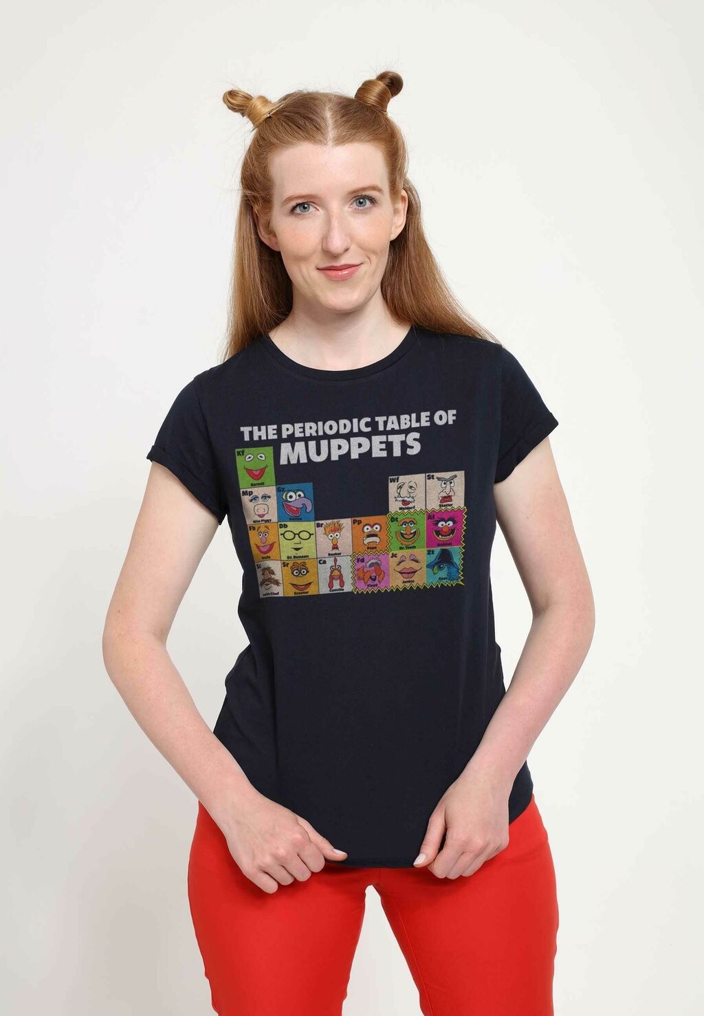 

Футболка с принтом MUPPETS PERIODIC TABLE OF MUPPETS Disney, темно-синий