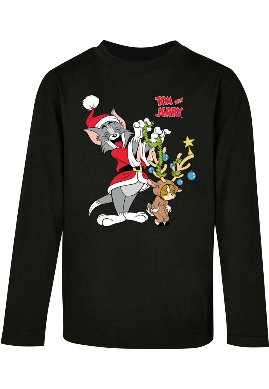 

Лонгслив ABSOLUTE CULT Shirt Tom And Jerry - Reindeer, черный