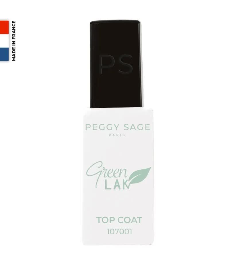 

Зеленый LAK Топ для классического лака 11мл Peggy Sage