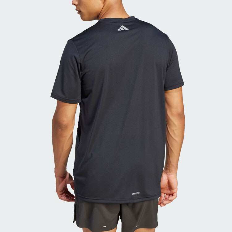 BRAND LOVE Футболка мужская черная Adidas, черный — фото 3