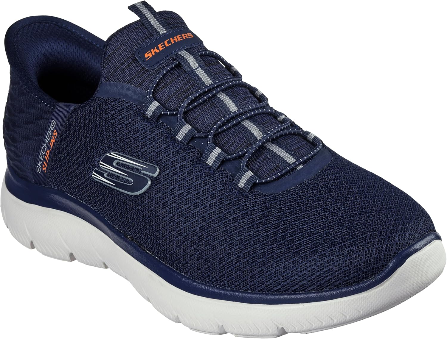 Мужские кроссовки Skechers Summits - высокие слипоны, темно-синий — фото 4