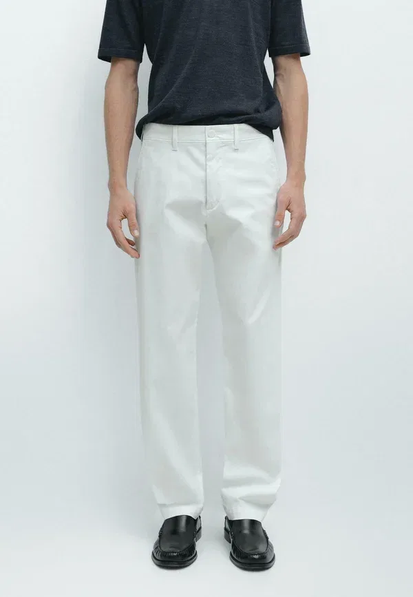 Брюки Massimo Dutti, белый