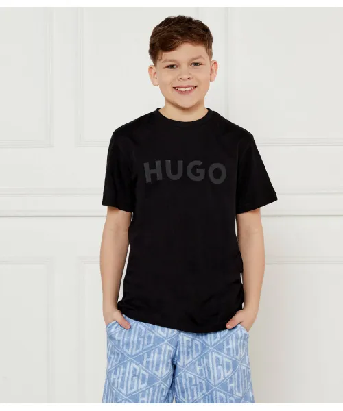 

Футболка Regular fit Hugo Kids, черный