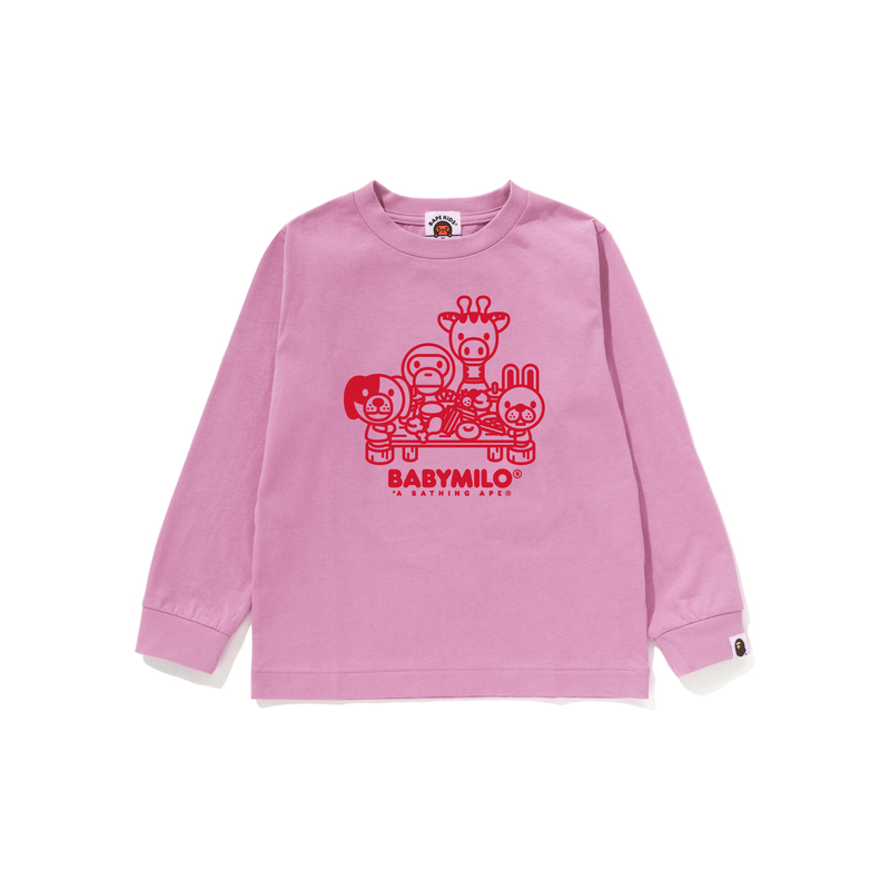 

Футболка FW25 для детей 3-7 лет A BATHING APE, розовый pkx