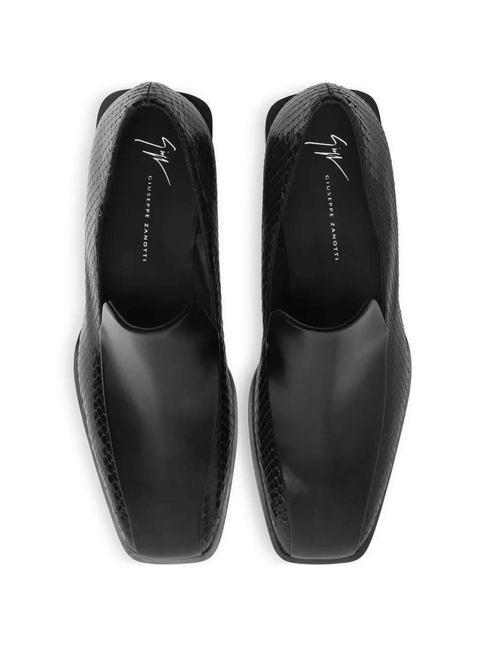Лоферы Gz-Lucky с квадратным носком Giuseppe Zanotti, черный — фото 4