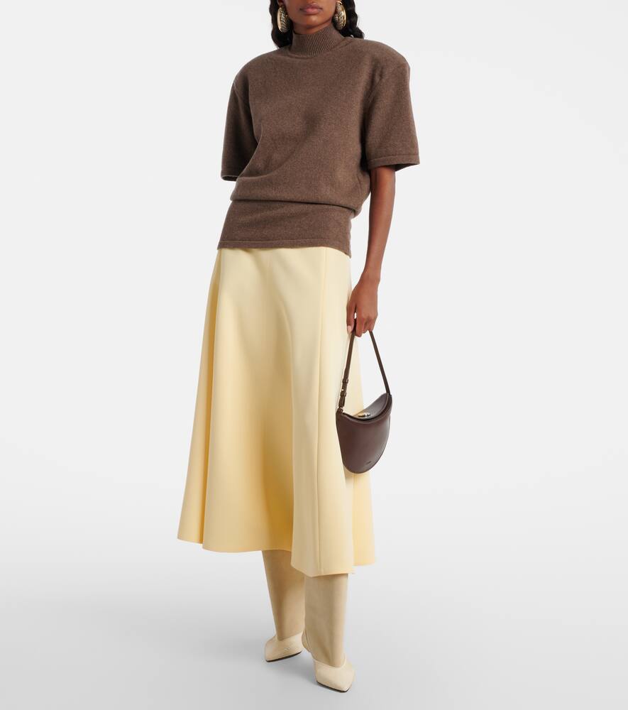 Турни кожаные и замшевые ботинки на щиколотку Jacquemus, Light Ivory — фото 3