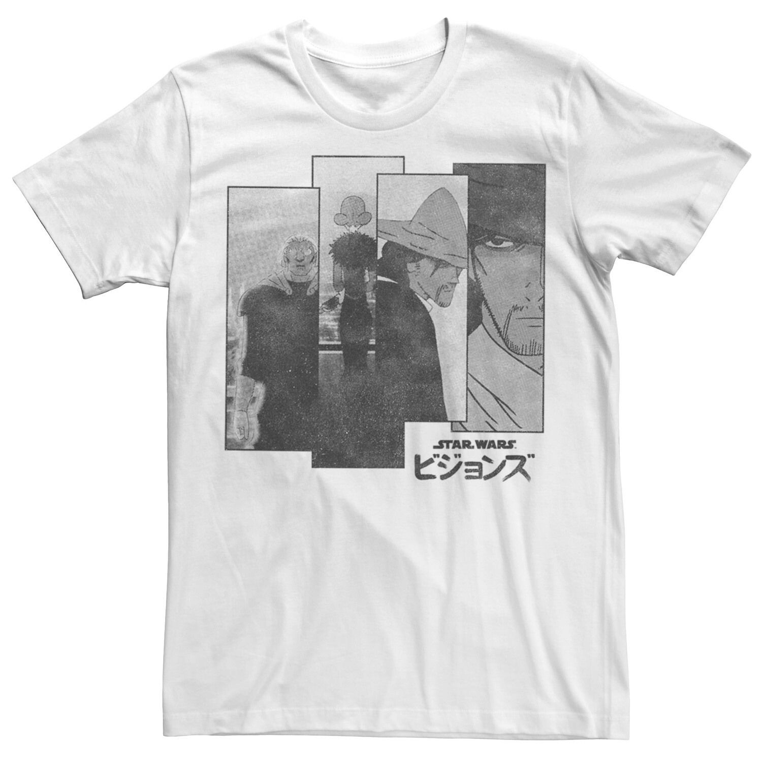 

Мужская футболка Star Wars Visions Akakiri с разделенными вставками Licensed Character