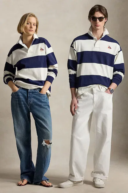 Олимпийка мужская из хлопка Polo Ralph Lauren, синий — фото 4